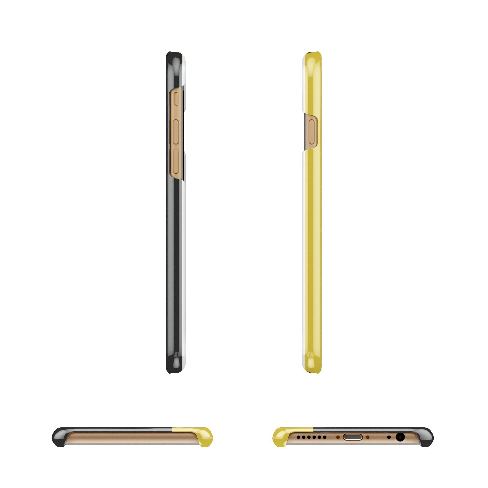 Airport Departures Board Apple iPhone 6 3D Wrap Snap Case Angled Images