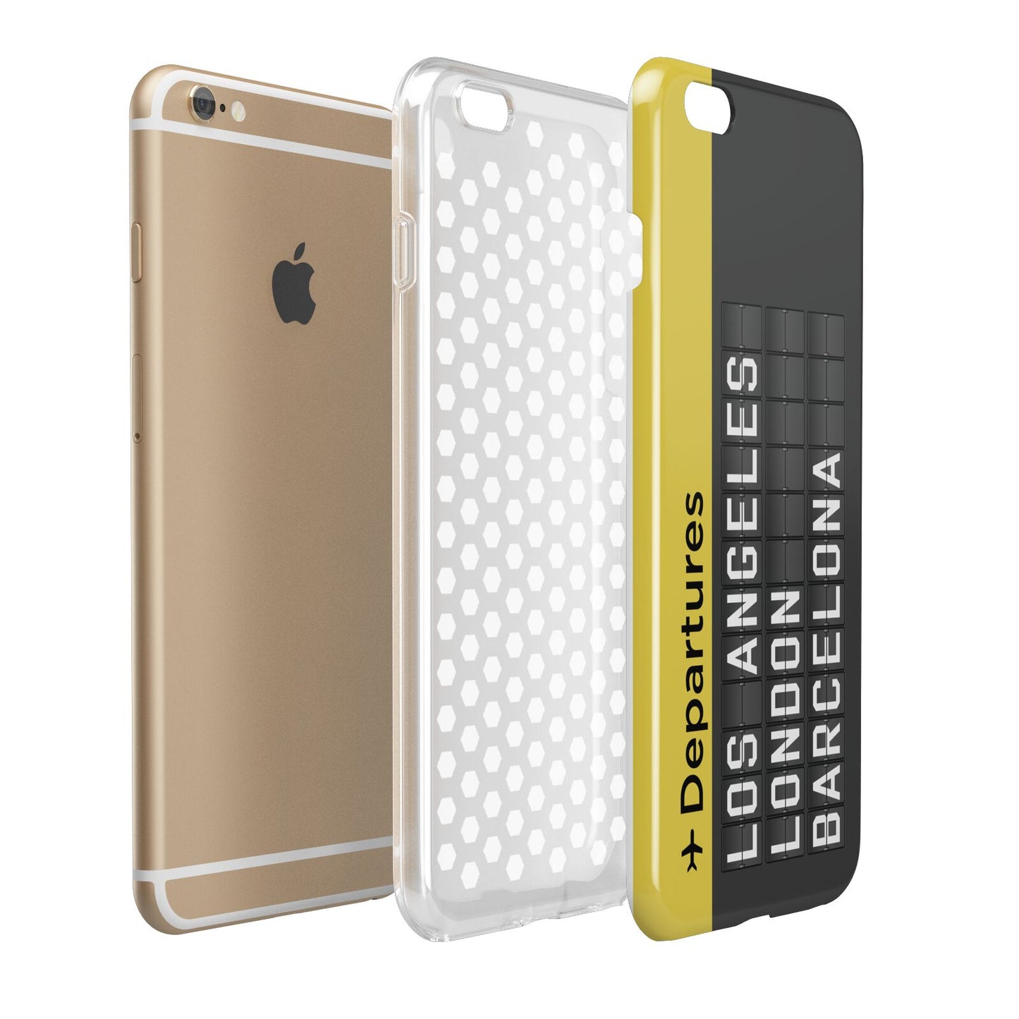 Airport Departures Board Apple iPhone 6 Plus 3D Tough Case Expand Detail Image