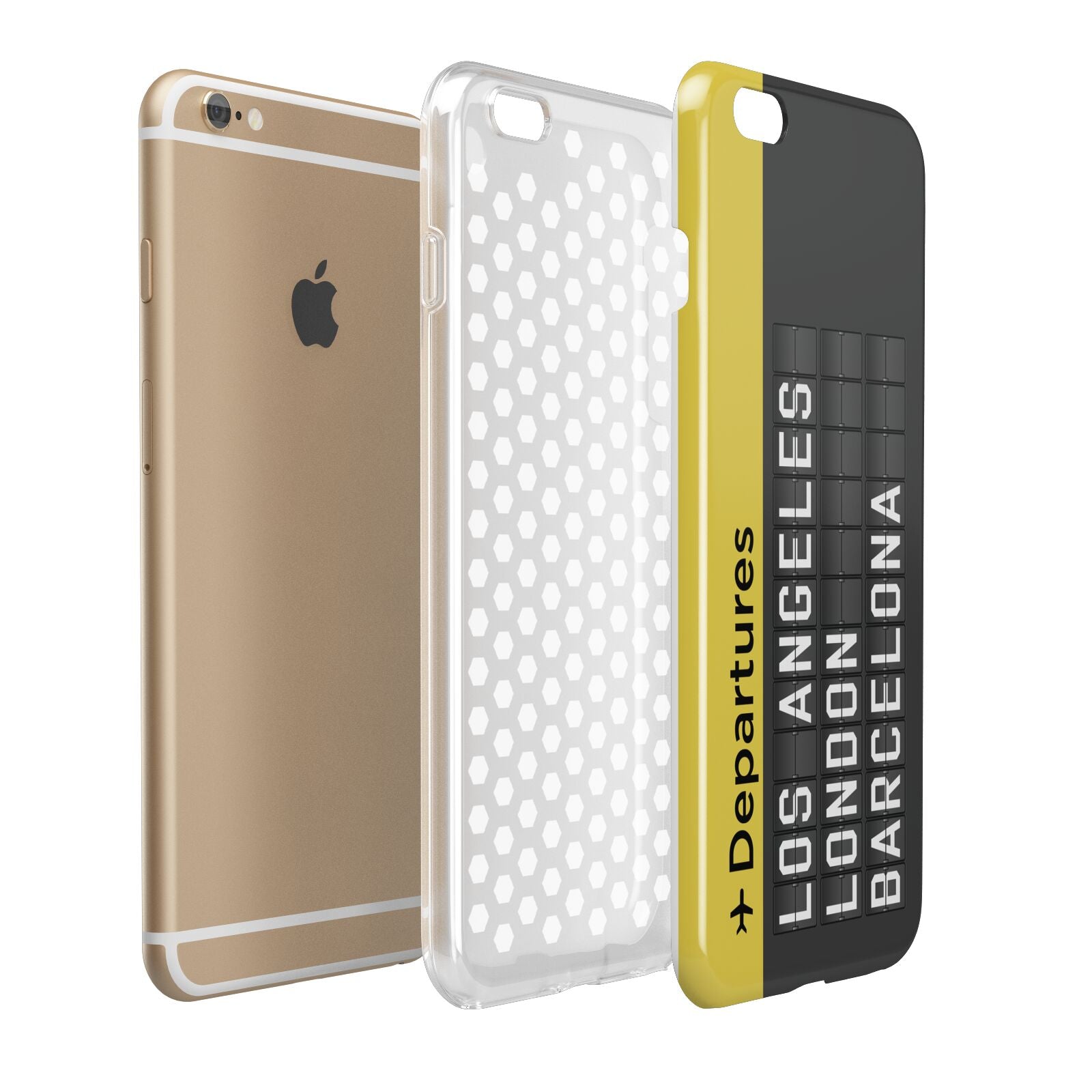 Airport Departures Board Apple iPhone 6 Plus 3D Tough Case Expand Detail Image