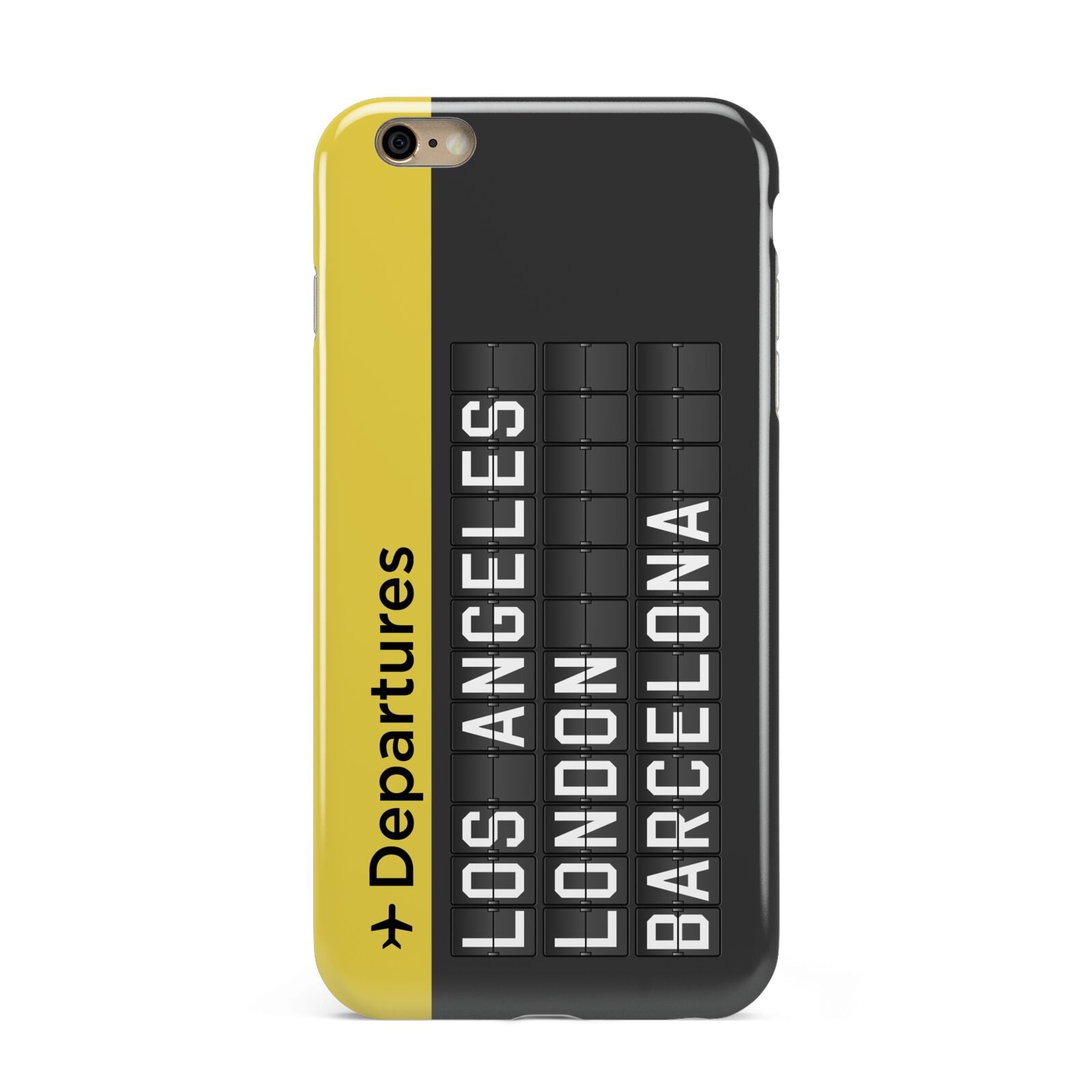 Airport Departures Board Apple iPhone 6 Plus 3D Tough Case