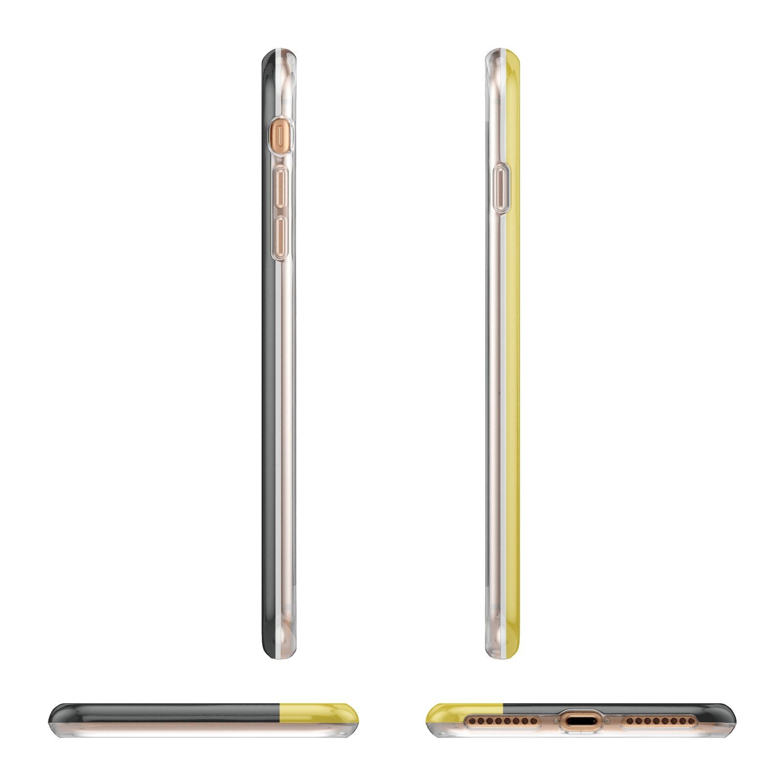 Airport Departures Board Apple iPhone 7 8 Plus 3D Wrap Tough Case Alternative Image Angles