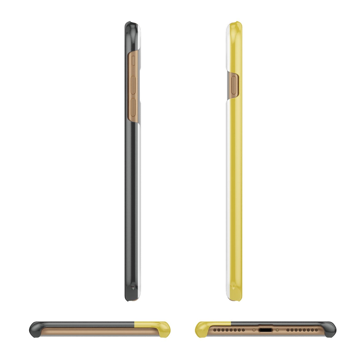 Airport Departures Board Apple iPhone 7 Plus 3D Wrap Snap Case Angled Images