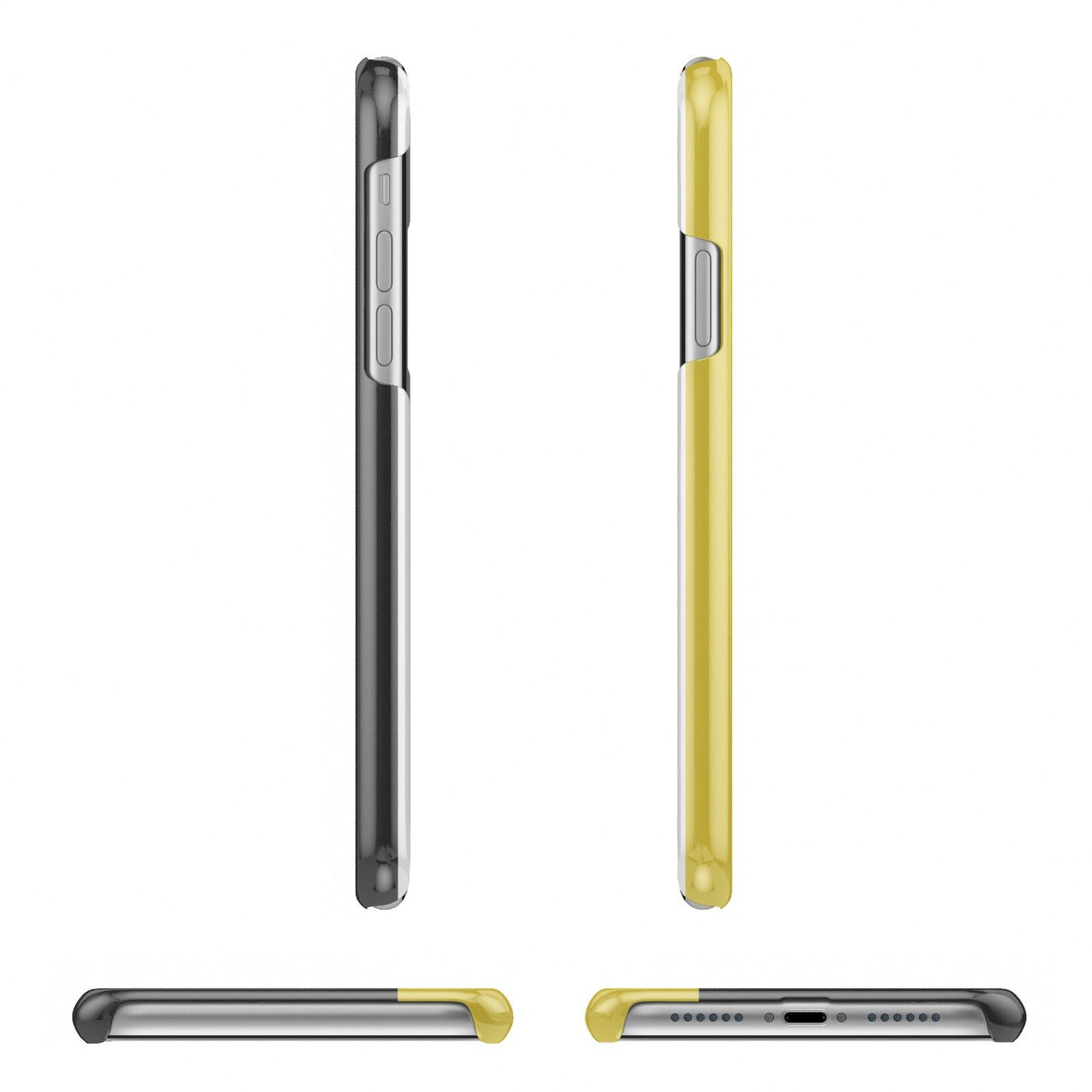 Airport Departures Board Apple iPhone XR 3D Wrap Snap Case Angled Images on White Phone