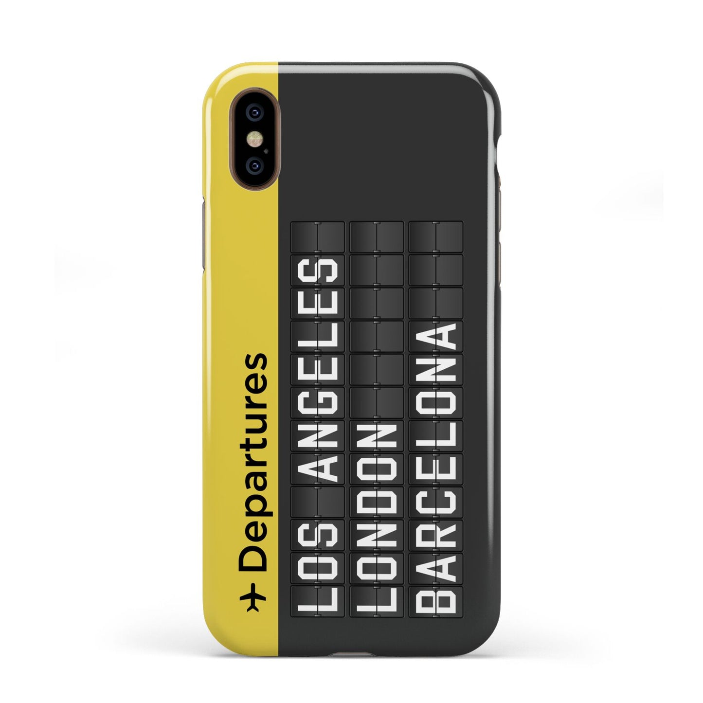 Airport Departures Board Apple iPhone XS 3D Tough