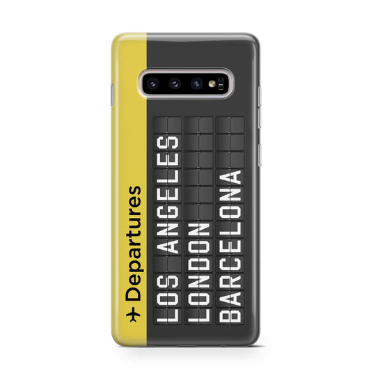 Airport Departures Board Protective Samsung Galaxy Case