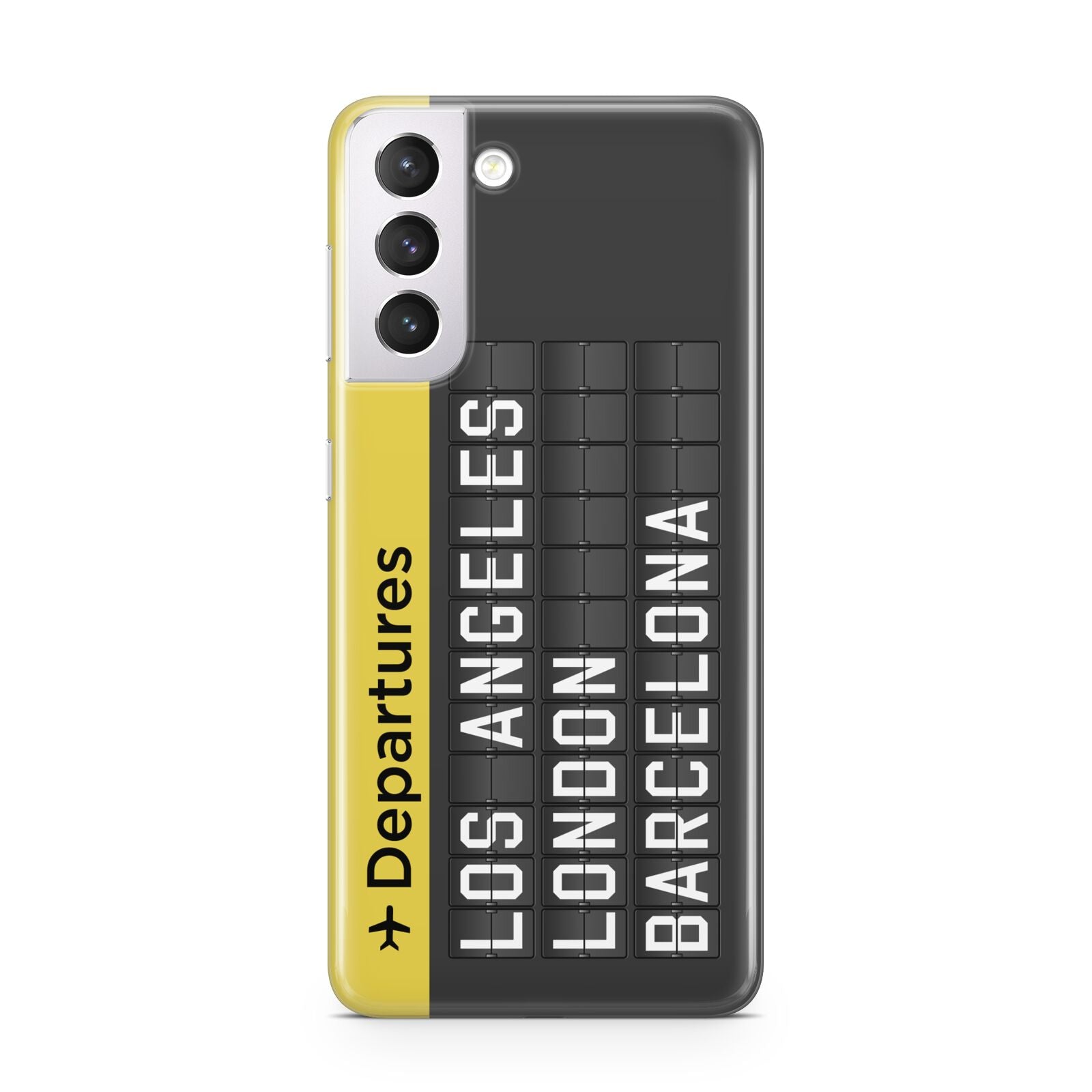 Airport Departures Board Samsung S21 Case