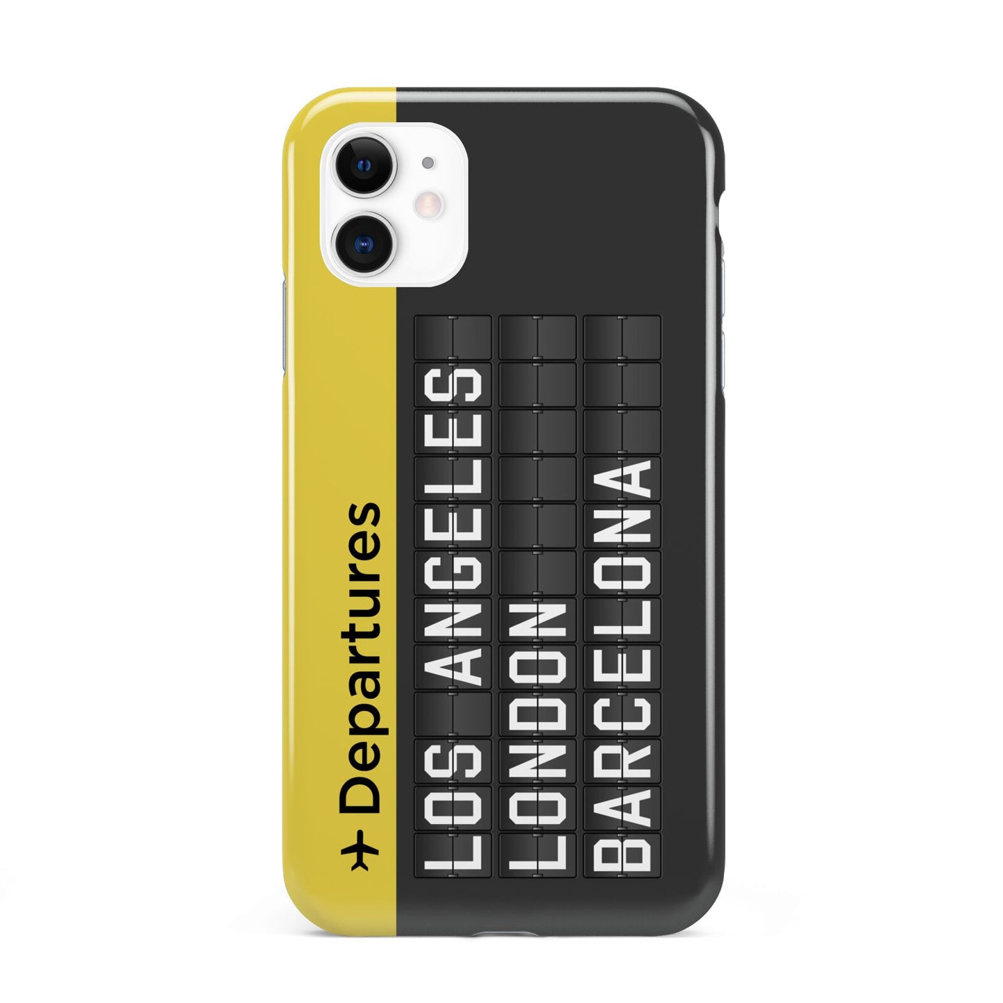 Airport Departures Board iPhone 11 3D Tough Case