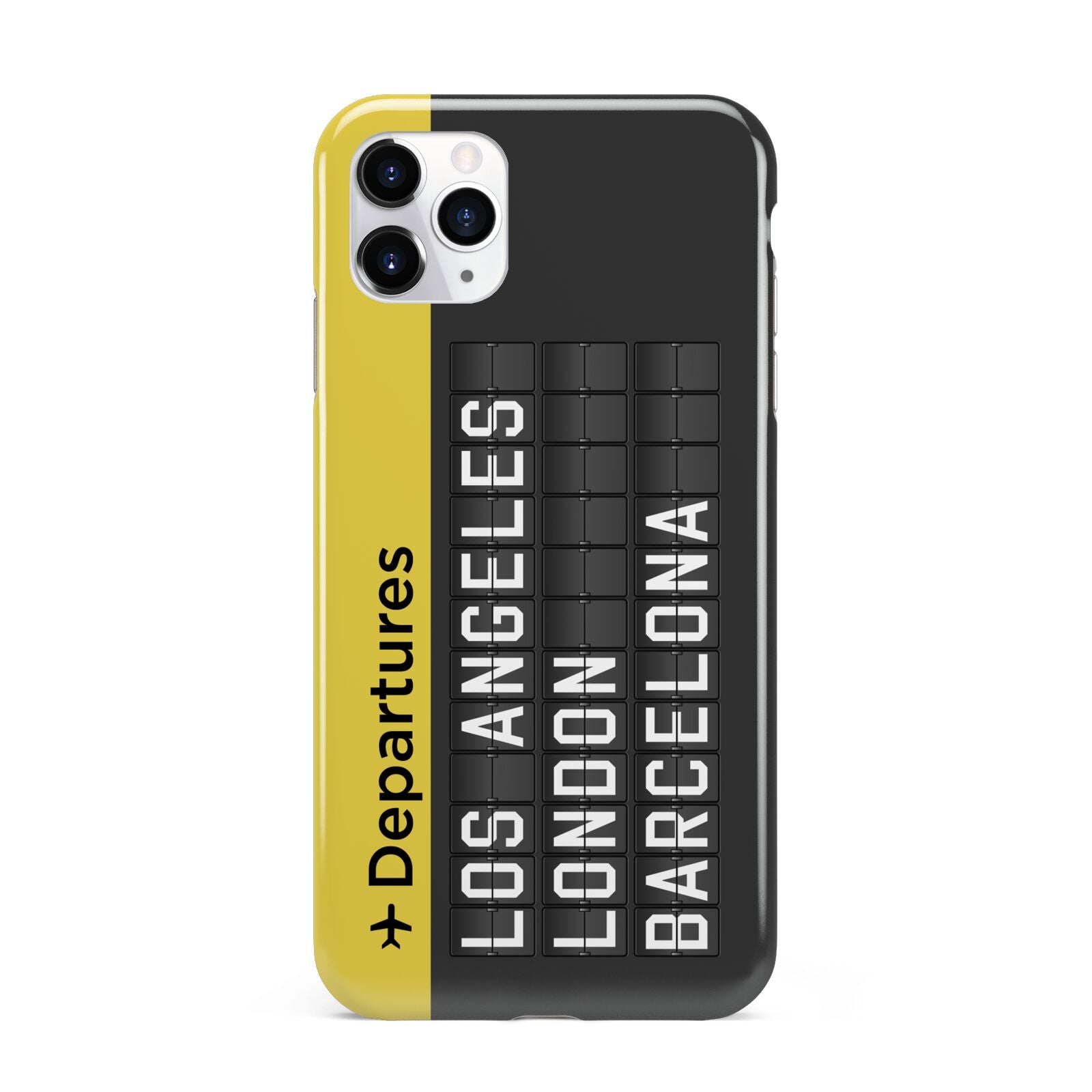 Airport Departures Board iPhone 11 Pro Max 3D Tough Case