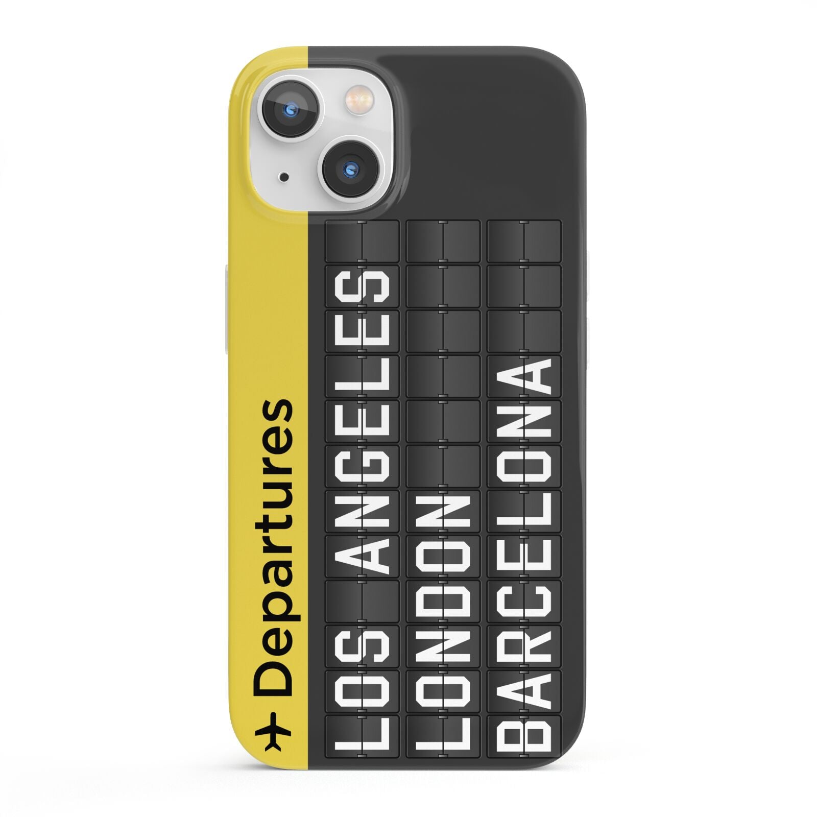 Airport Departures Board iPhone 13 Full Wrap 3D Snap Case