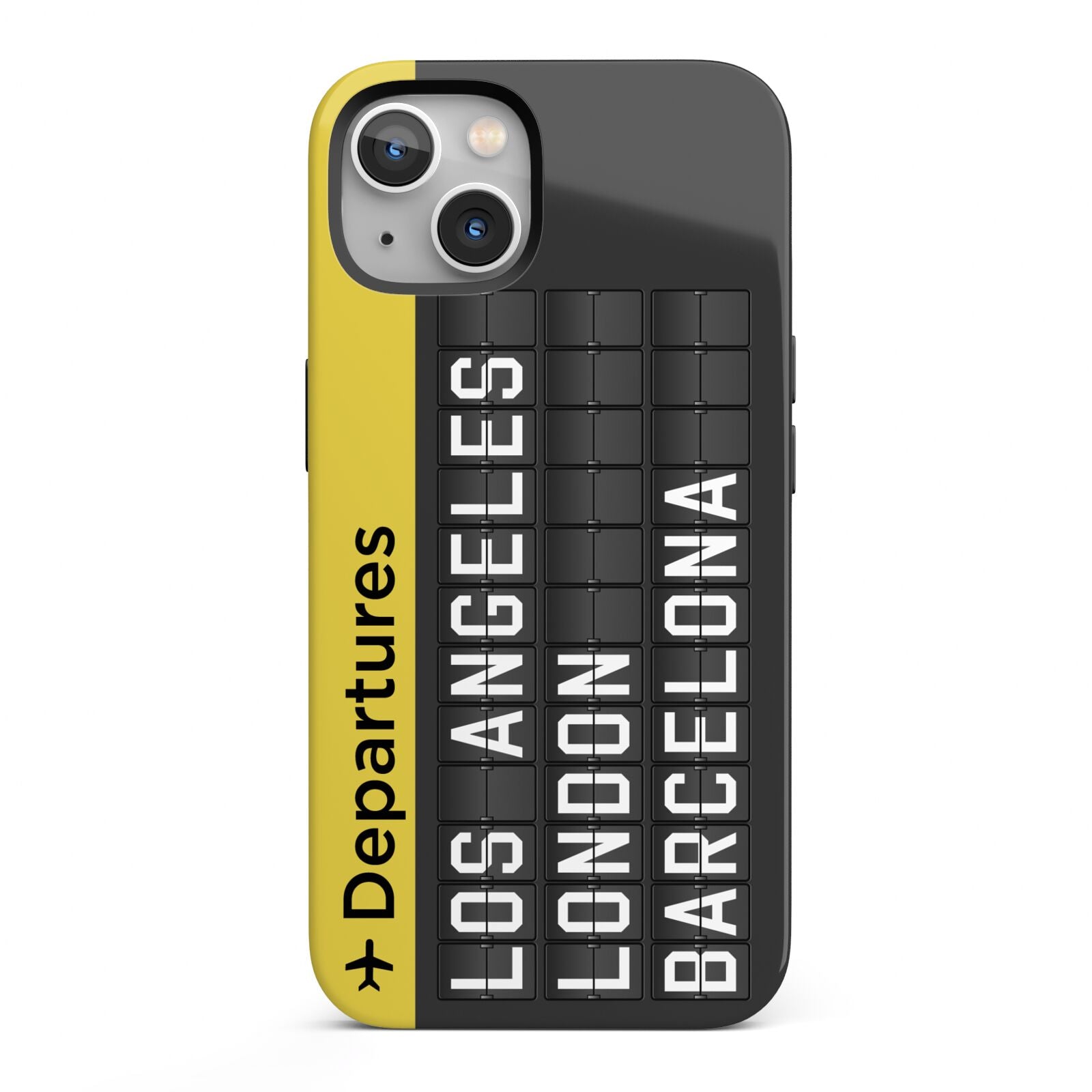 Airport Departures Board iPhone 13 Full Wrap 3D Tough Case