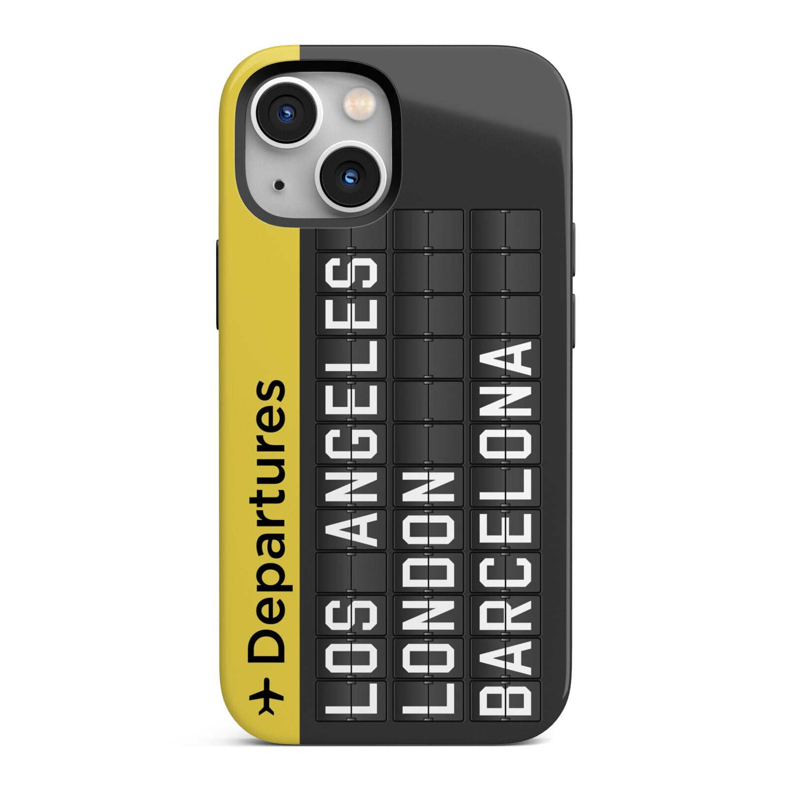 Airport Departures Board iPhone 13 Mini Full Wrap 3D Tough Case