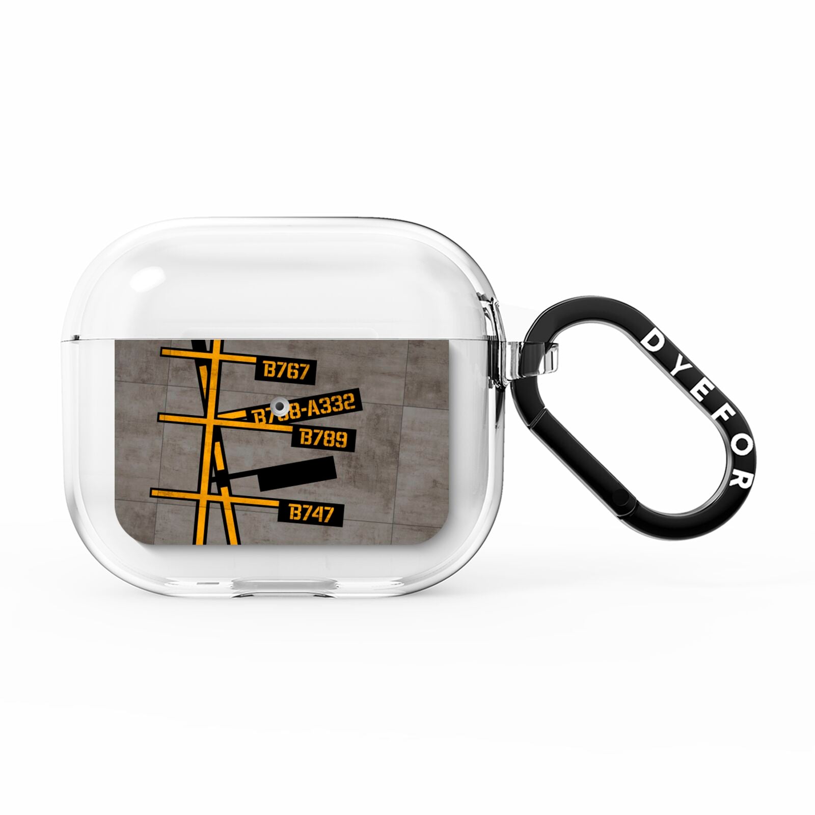 Airport Parking Markings AirPods Clear Case 3rd Gen