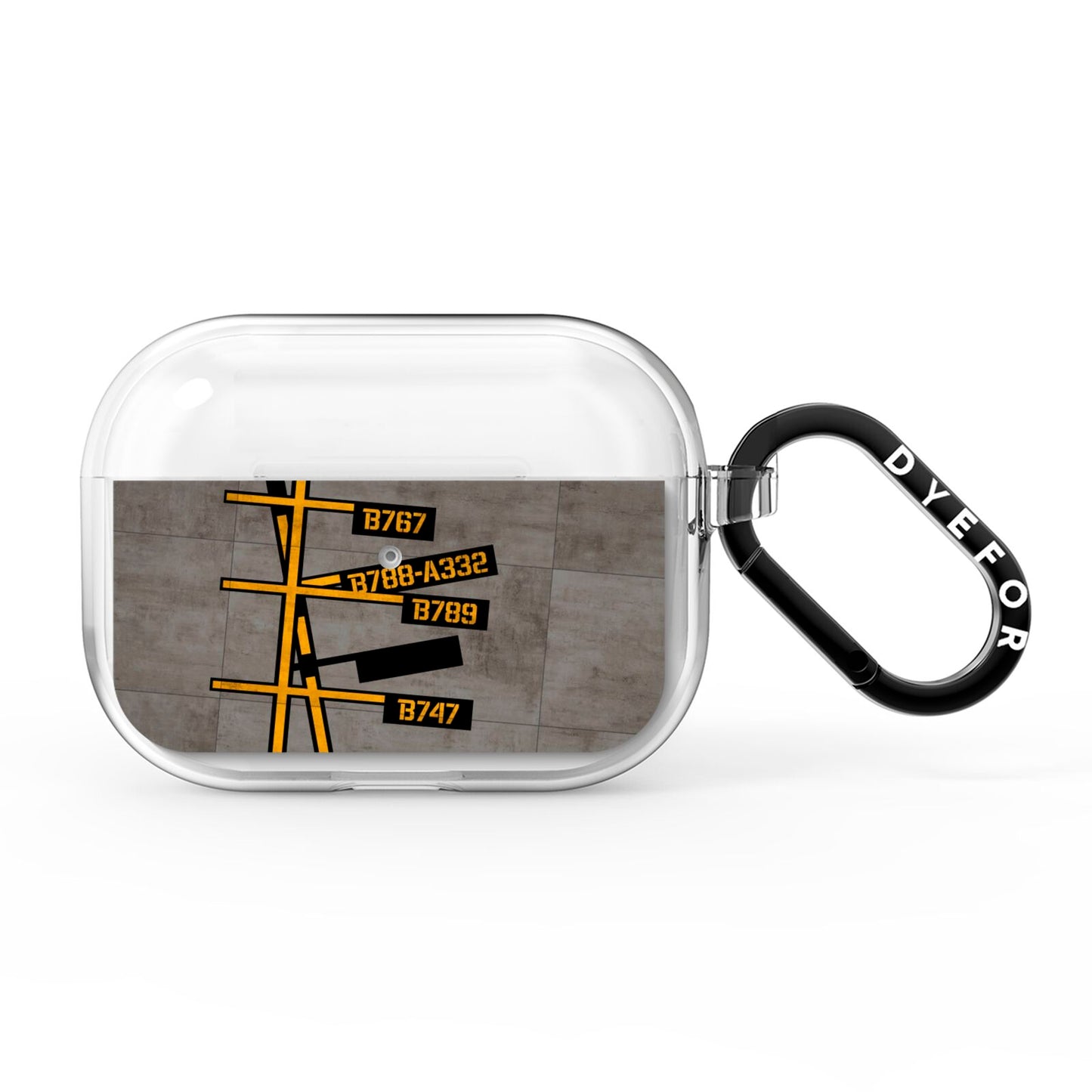 Airport Parking Markings AirPods Pro Clear Case