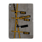 Airport Parking Markings Apple iPad Grey Case