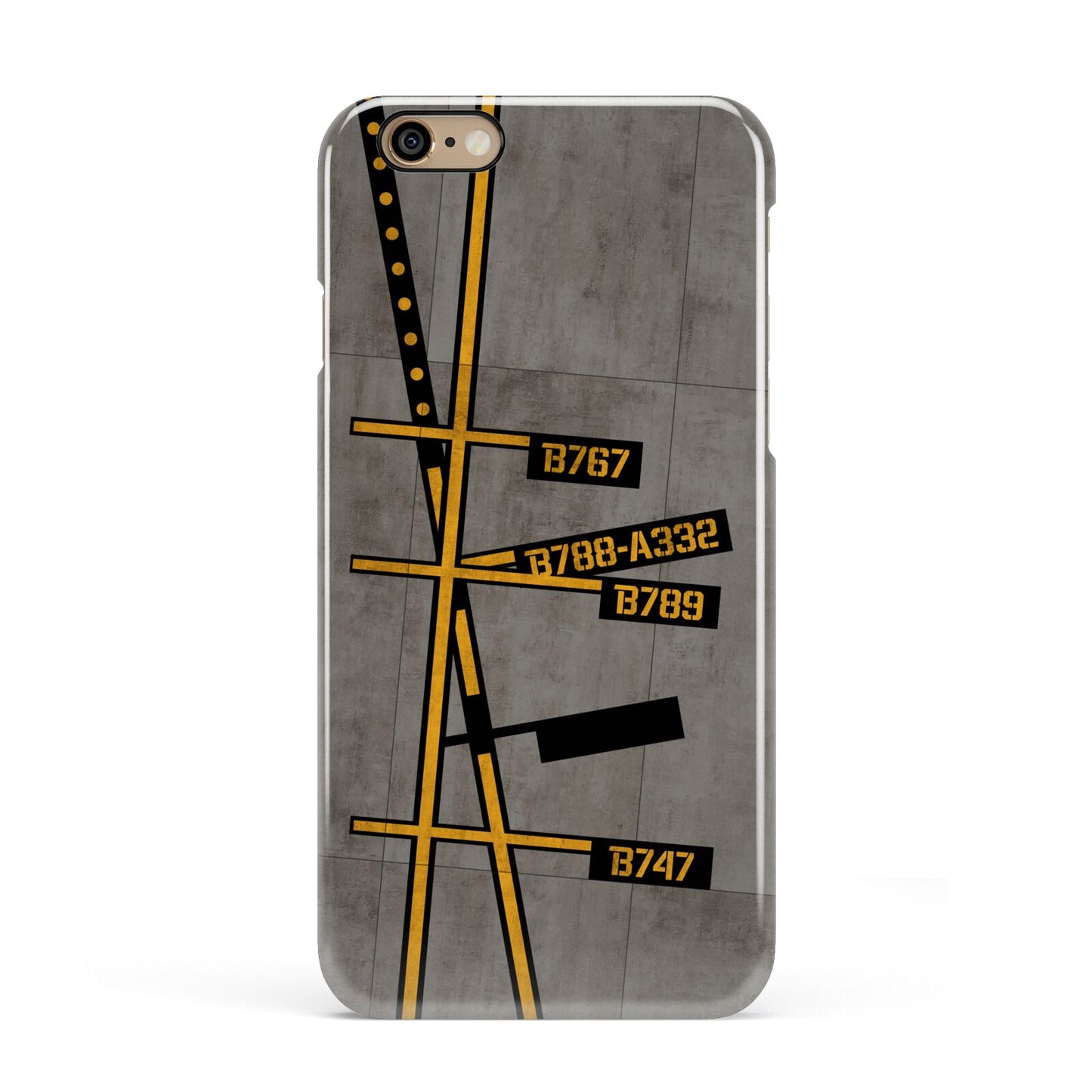 Airport Parking Markings Apple iPhone 6 3D Snap Case