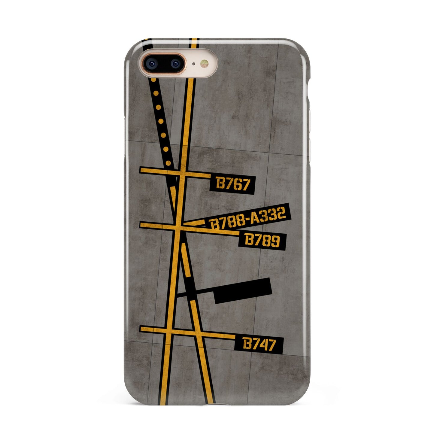 Airport Parking Markings Apple iPhone 7 8 Plus 3D Tough Case