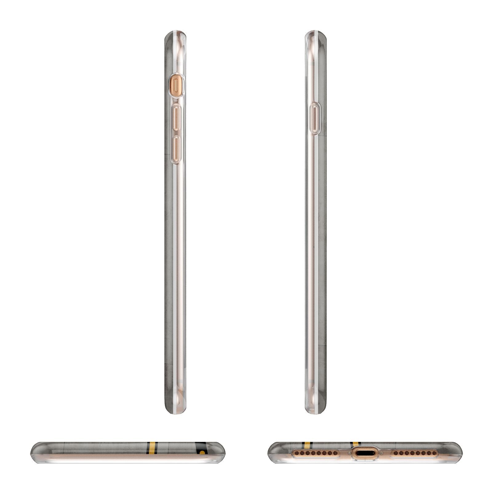 Airport Parking Markings Apple iPhone 7 8 Plus 3D Wrap Tough Case Alternative Image Angles