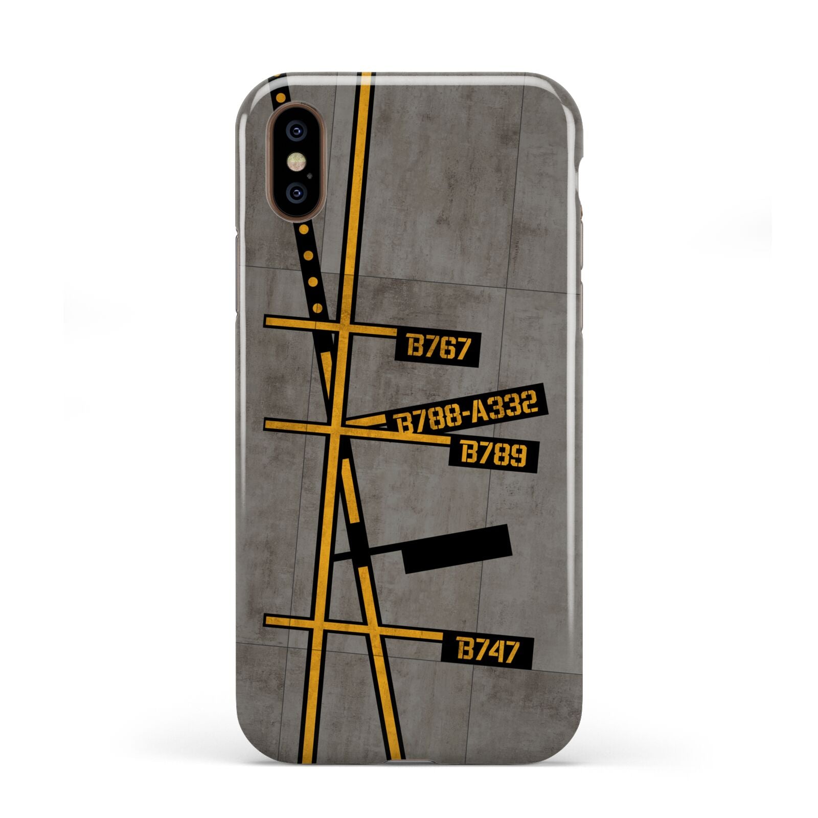 Airport Parking Markings Apple iPhone XS 3D Tough