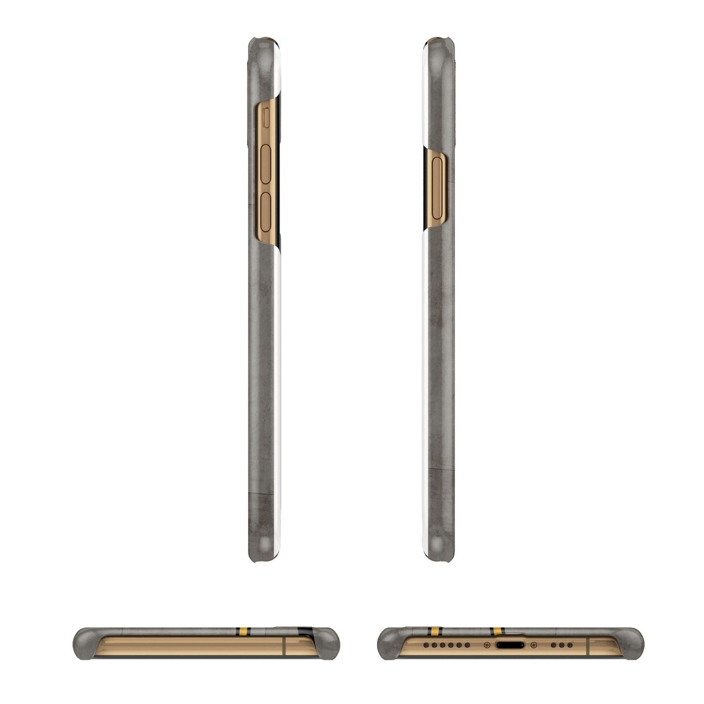 Airport Parking Markings Apple iPhone Xs 3D Wrap Snap Case Angled Images