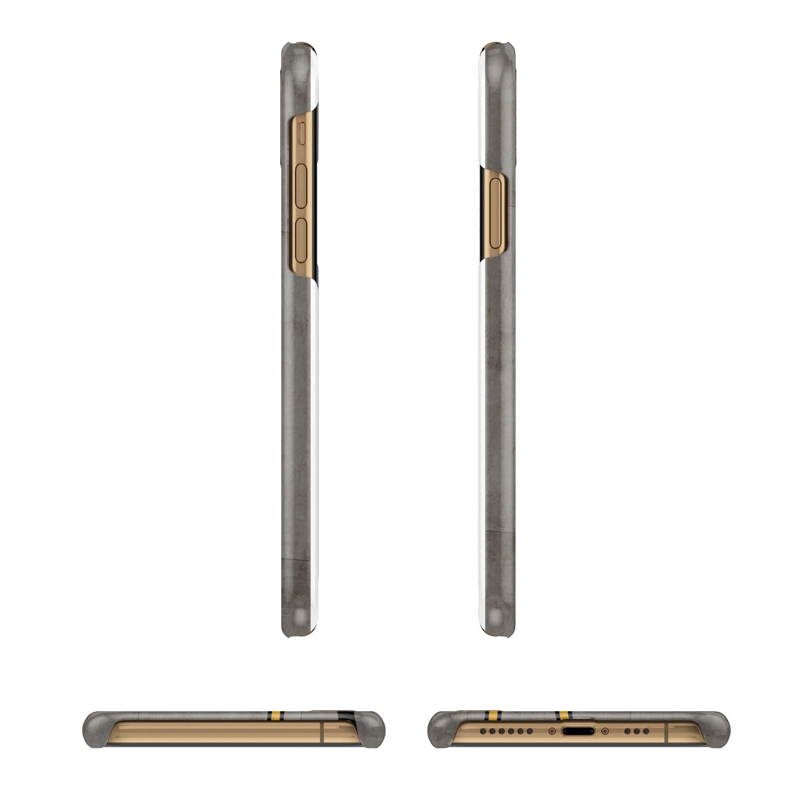 Airport Parking Markings Apple iPhone Xs 3D Wrap Snap Case Angled Images