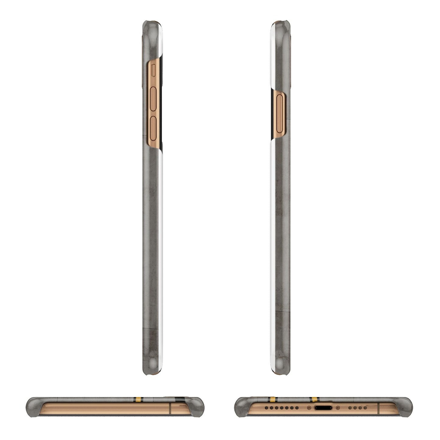 Airport Parking Markings Apple iPhone Xs Max 3D Wrap Snap Case Angled Images