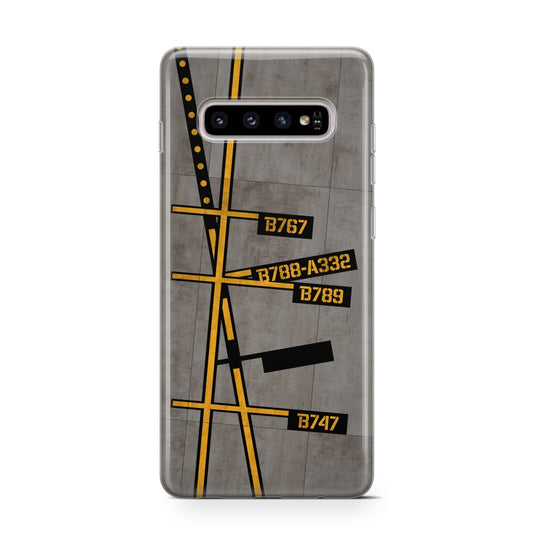 Airport Parking Markings Protective Samsung Galaxy Case