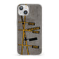 Airport Parking Markings iPhone 13 Clear Bumper Case