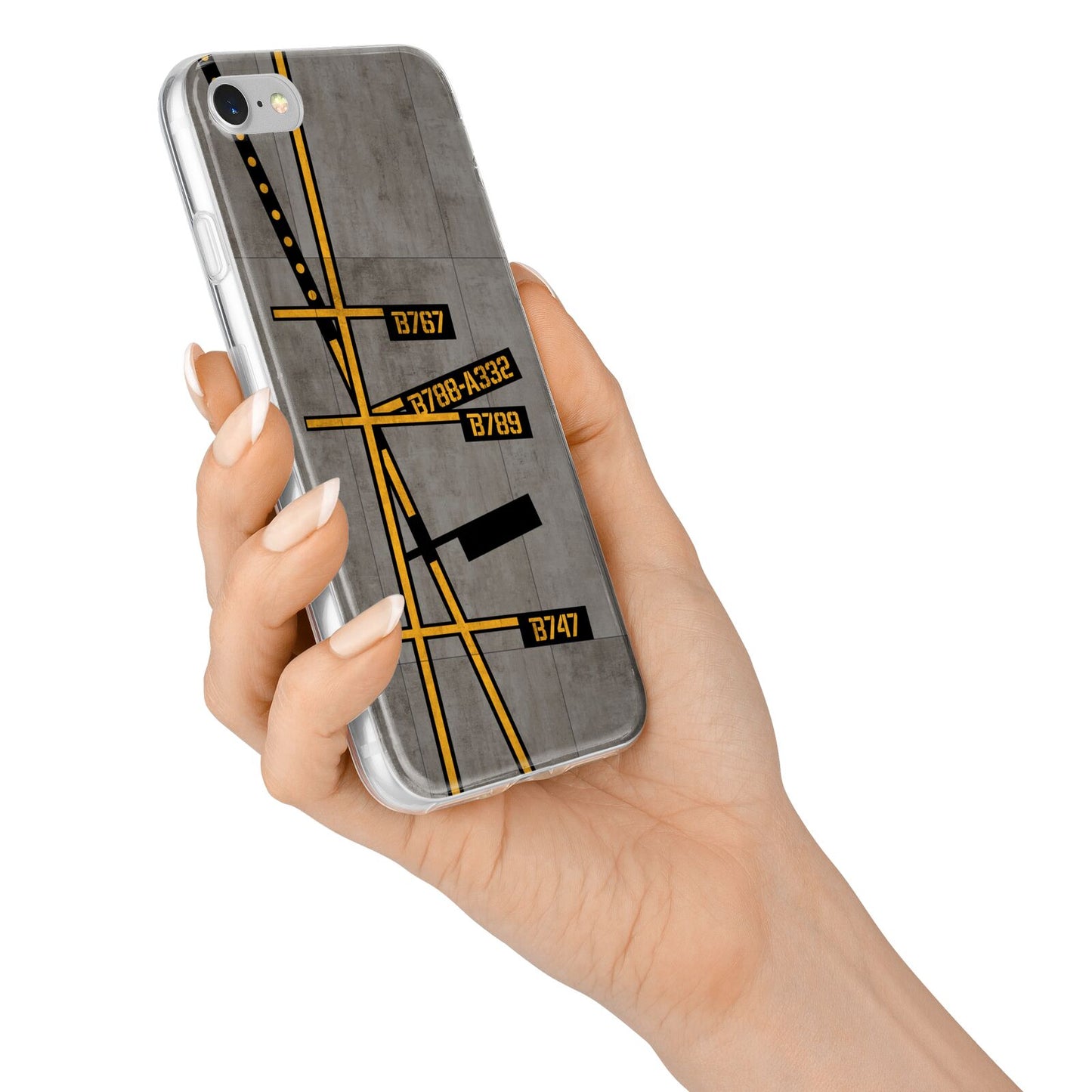 Airport Parking Markings iPhone 7 Bumper Case on Silver iPhone Alternative Image