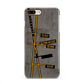 Airport Parking Markings iPhone 8 Plus 3D Snap Case on Gold Phone