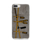 Airport Parking Markings iPhone 8 Plus Bumper Case on Silver iPhone