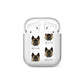 Akita Icon with Name AirPods Case