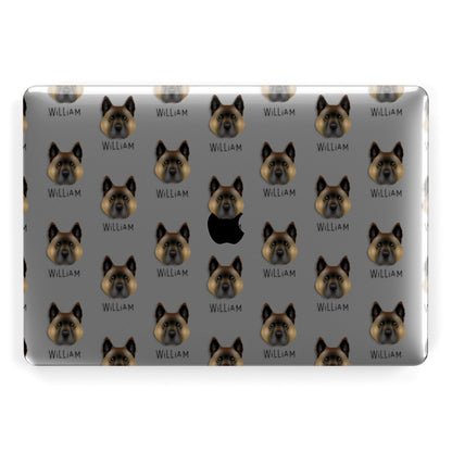 Akita Icon with Name Apple MacBook Case