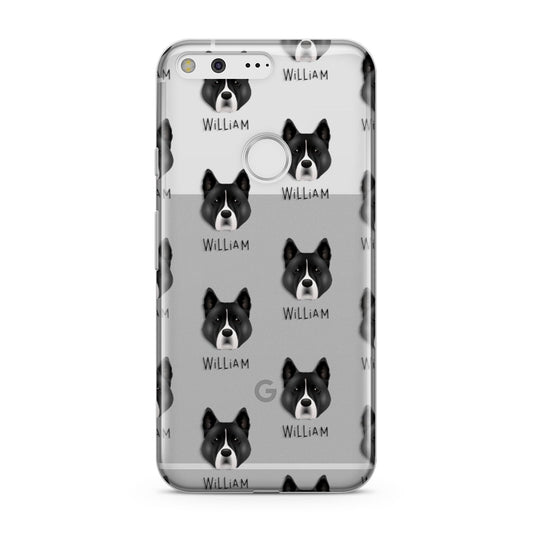 Akita Icon with Name Google Pixel Case