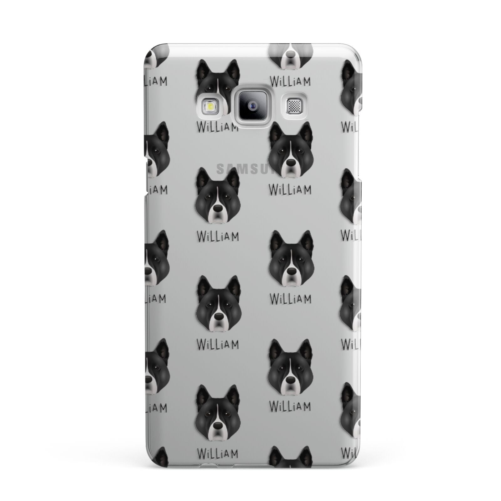 Akita Icon with Name Samsung Galaxy A7 2015 Case