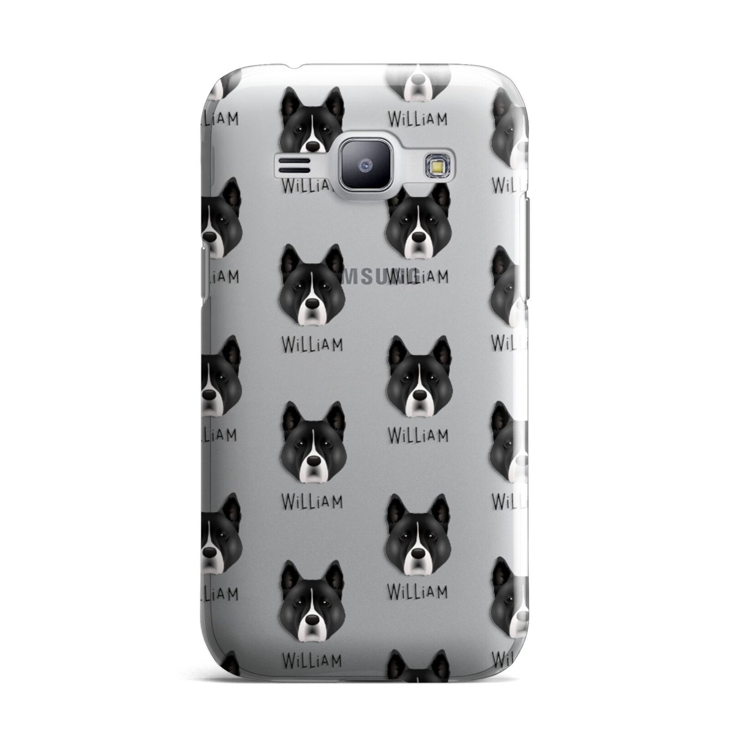 Akita Icon with Name Samsung Galaxy J1 2015 Case