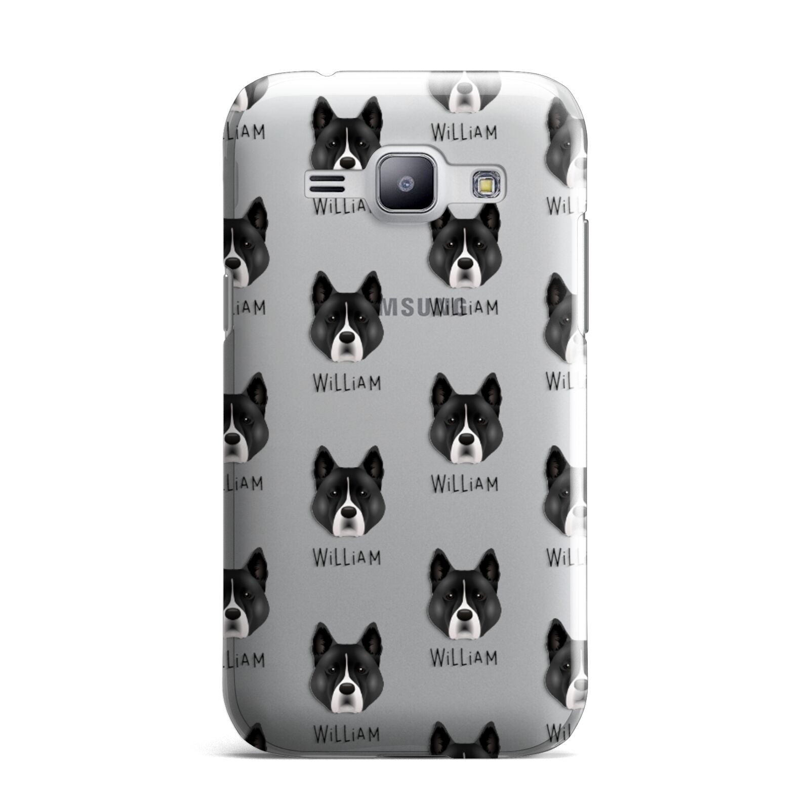 Akita Icon with Name Samsung Galaxy J1 2015 Case