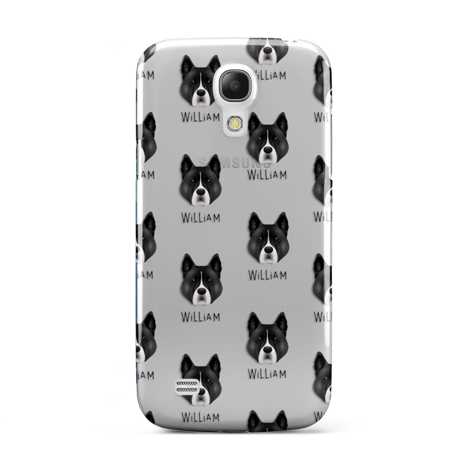 Akita Icon with Name Samsung Galaxy S4 Mini Case