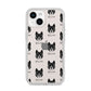 Akita Icon with Name iPhone 14 Clear Tough Case Starlight