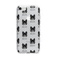 Akita Icon with Name iPhone 7 Bumper Case on Silver iPhone