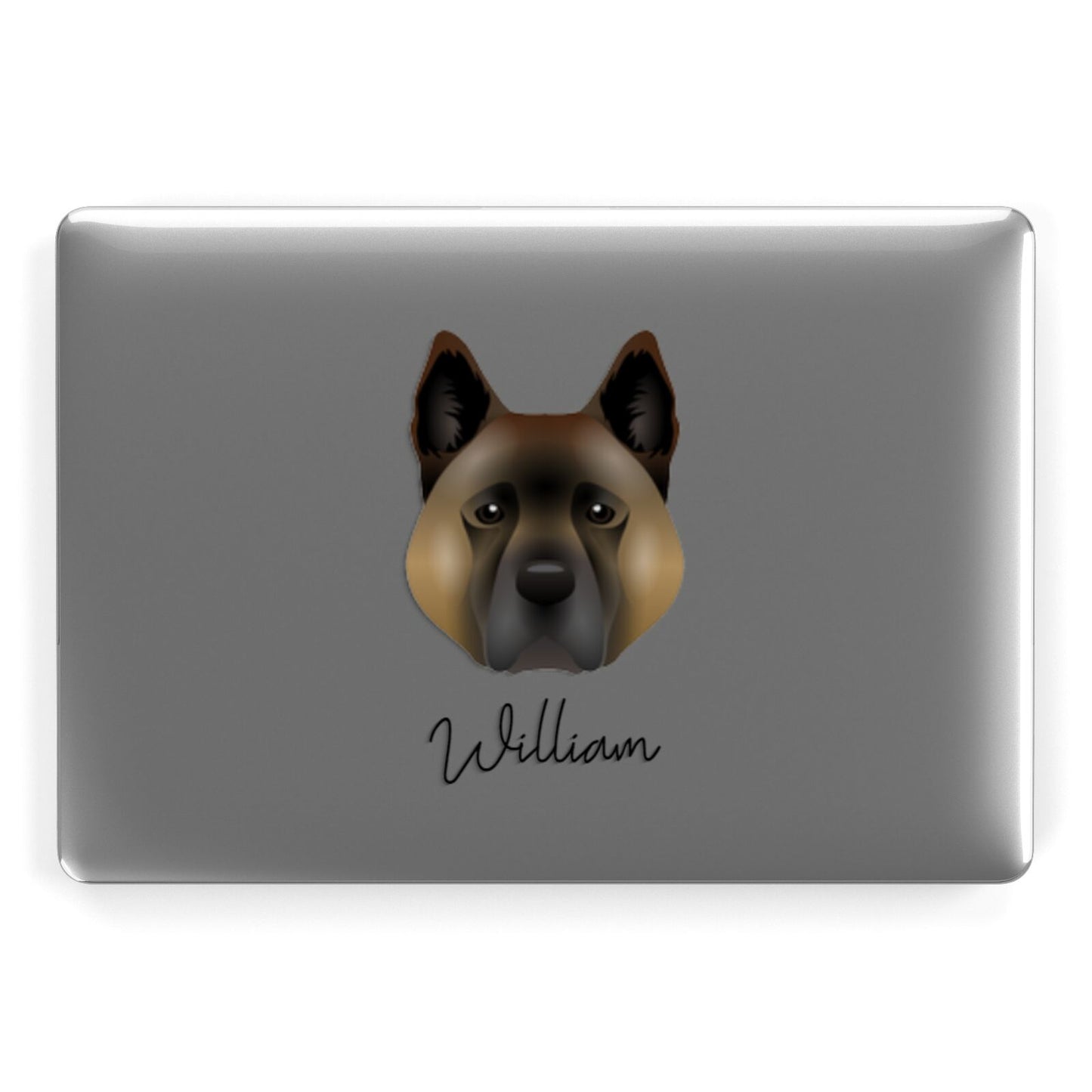 Akita Personalised Apple MacBook Case