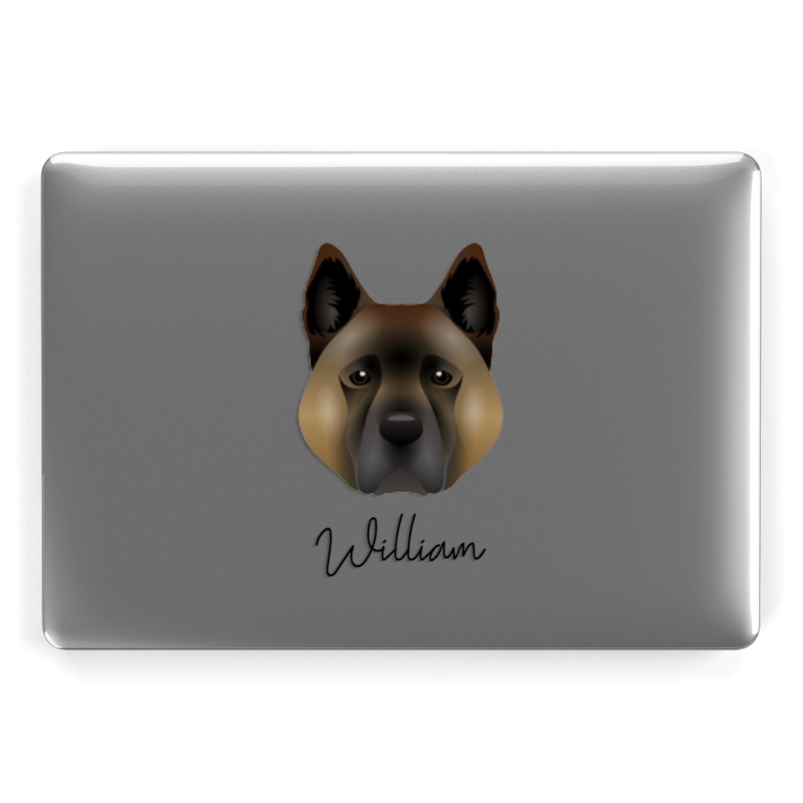Akita Personalised Apple MacBook Case