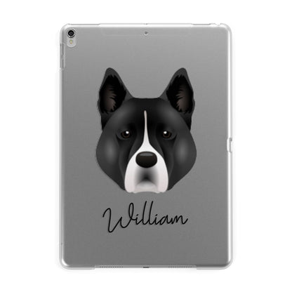 Akita Personalised Apple iPad Silver Case