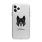 Akita Personalised Apple iPhone 11 Pro Max in Silver with Bumper Case