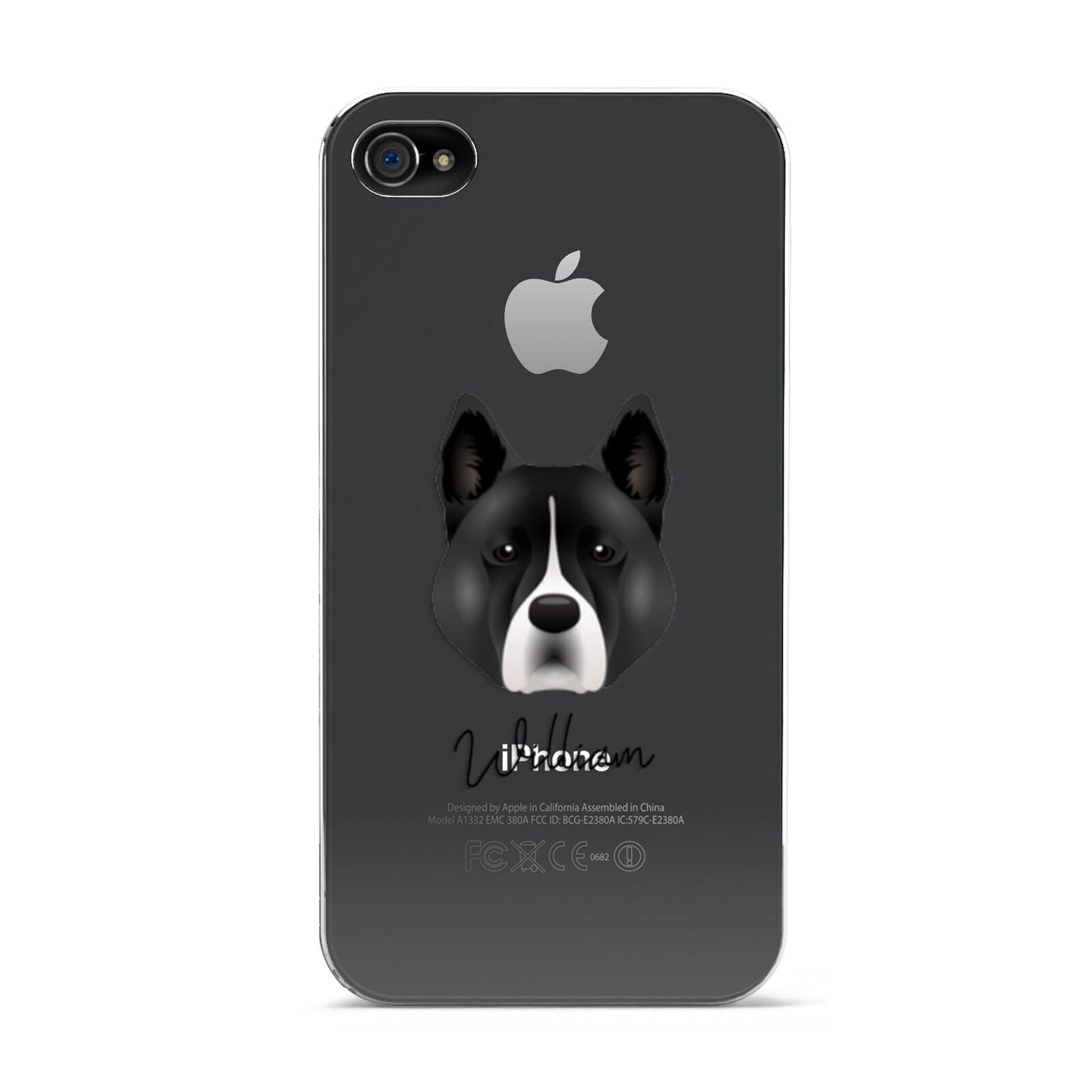 Akita Personalised Apple iPhone 4s Case
