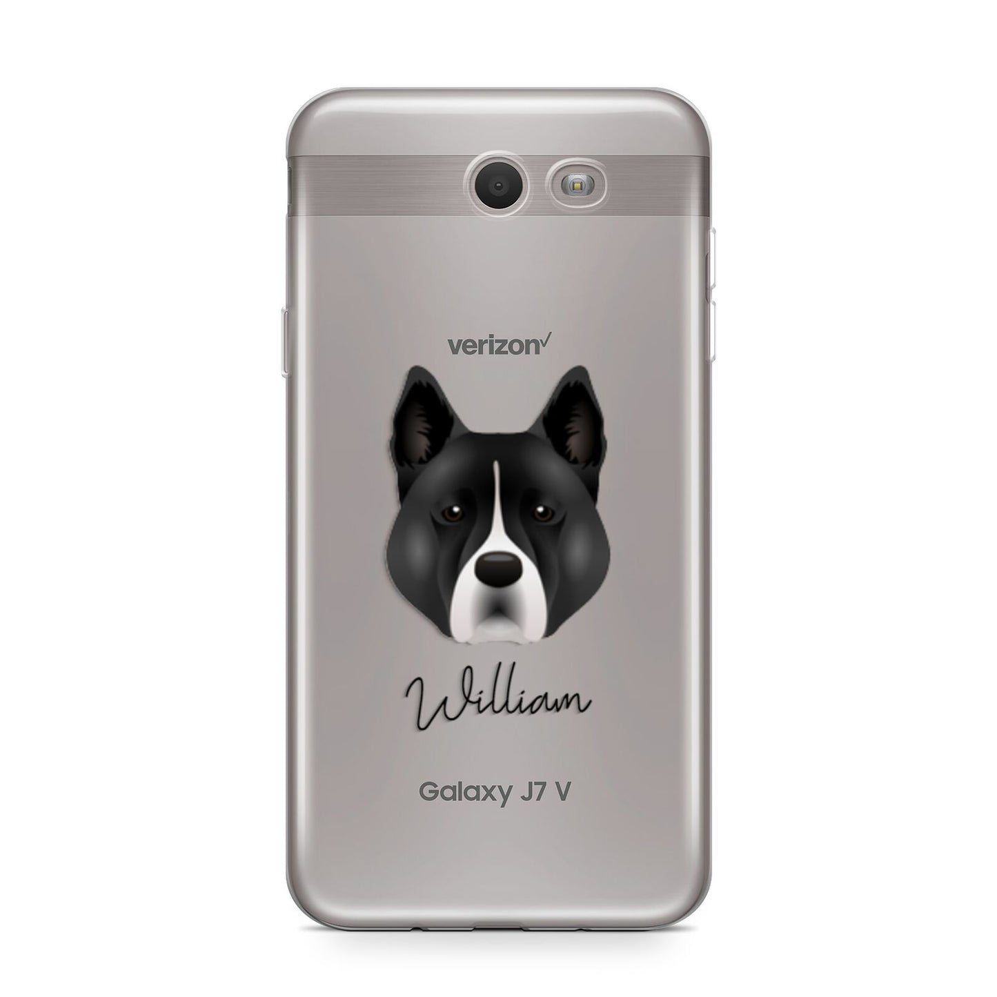 Akita Personalised Samsung Galaxy J7 2017 Case