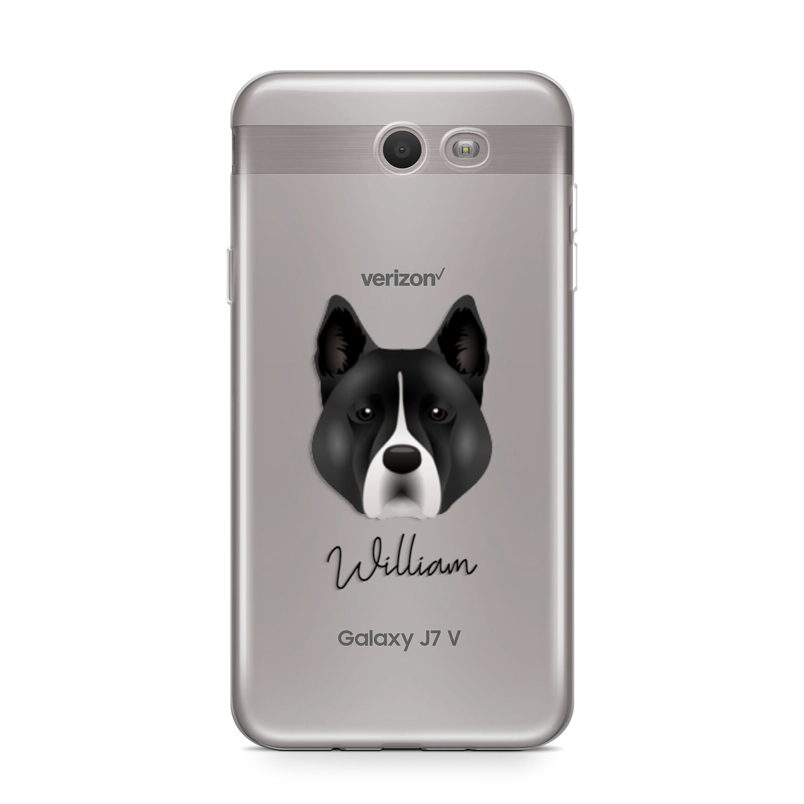 Akita Personalised Samsung Galaxy J7 2017 Case
