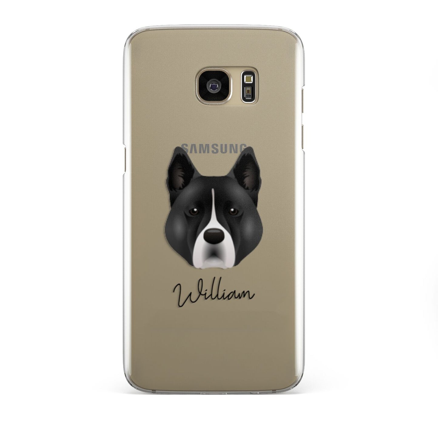 Akita Personalised Samsung Galaxy S7 Edge Case