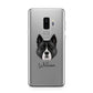 Akita Personalised Samsung Galaxy S9 Plus Case on Silver phone