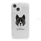 Akita Personalised iPhone 13 Mini Clear Bumper Case