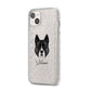 Akita Personalised iPhone 14 Plus Glitter Tough Case Starlight Angled Image
